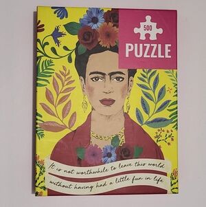 Frida Kahlo Talking Tables 500 Pieces Puzzle New